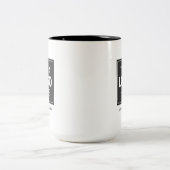 Markenlogo Zweifarbige Tasse (Mittel)