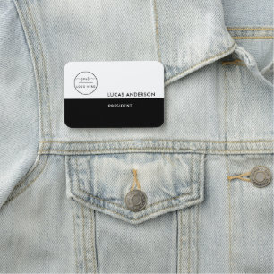 Markenname für Plastikkarten - Logo für Magnetic Namensschild