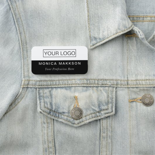 Markenname für Plastikkarten - Logo für Magnetic o Namensschild (Beispiel)