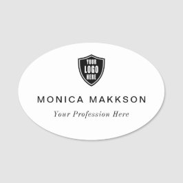 Markenname für Plastikkarten - Logo für Magnetic o Namensschild