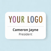 Markenname für Plastikkarten - Logo für Magnetic o Namensschild