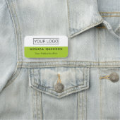 Markenname für Plastikkarten - Logo für Magnetic o Namensschild (Beispiel)