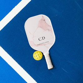 Markenname für rosa Monogramm Pickleball Schläger