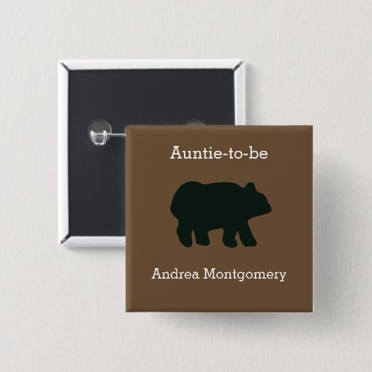 Markenname für Rustikale Bären Button (Vorne & Hinten)