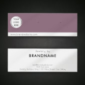 Markenspezifische Logo-Ohrring-Schmuck-Display-Kar