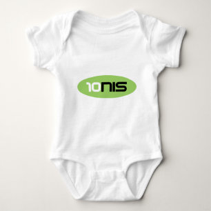 Markent-shirt des Tennis-10NIS oder Babybodysuit Baby Strampler