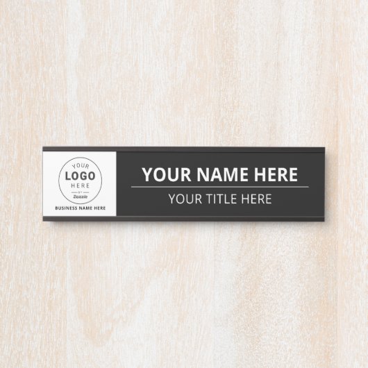 Markenunternehmen Logo Geschäft Türschild (Vorderseite )