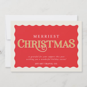 MARKENUNTERNEHMENGESCHÄFT Frohe Weihnachten rot