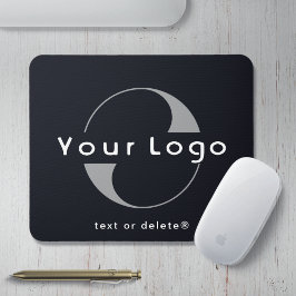Markenwerbung für das Black Business Logo Mousepad