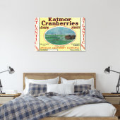 Markenzeichen "Atlantic Eatmor Cranberries" Leinwanddruck (Insitu (Schlafzimmer))