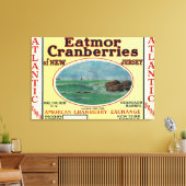 Markenzeichen "Atlantic Eatmor Cranberries" Leinwanddruck (Insitu (Wohnzimmer))
