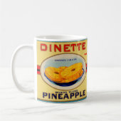 Markenzeichen Dinette pineaple aus den 30er Jahren Kaffeetasse (Links)