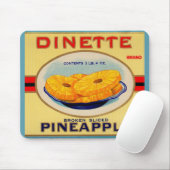 Markenzeichen Dinette pineaple aus den 30er Jahren Mousepad (Mit Mouse)