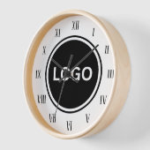 Markenzeichen für Bürodekoration Rundlogo Uhr (Winkel)