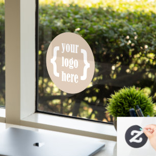 Markenzeichen für das Logo in einzigartiger Form Fensteraufkleber