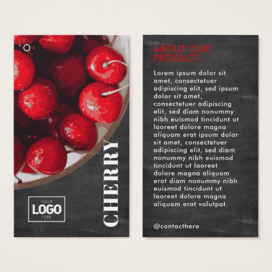 Markenzeichen für das Produkt Cherry-Logo (Vorne & Hinten)