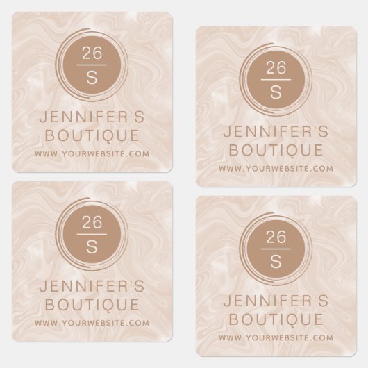 Markenzeichen für Firmennamen Kleidung Etiketten (Grün)