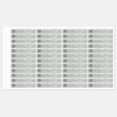 Markenzeichen für Firmennamen Kleidung Etiketten (Blatt)