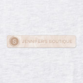 Markenzeichen für Firmennamen Kleidung Etiketten (Design 1)