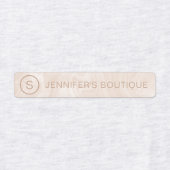 Markenzeichen für Firmennamen Kleidung Etiketten (Design 1)