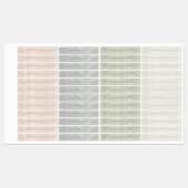 Markenzeichen für Firmennamen Kleidung Etiketten (Blatt)