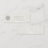 Markenzeichen für Firmennamen Kleidung Telefonnummerkarte (Vorne/Hinten)