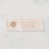 Markenzeichen für Firmennamen Kleidung Telefonnummerkarte (Vorderseite)