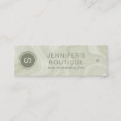 Markenzeichen für Firmennamen Kleidung Telefonnummerkarte (Vorderseite)