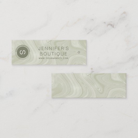 Markenzeichen für Firmennamen Kleidung Telefonnummerkarte (Vorne/Hinten)