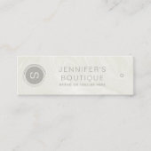 Markenzeichen für Firmennamen Kleidung Telefonnummerkarte (Vorderseite)