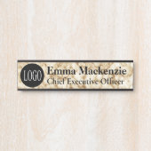 Markenzeichen für Ihr Logo - Markenzeichen Türschild (Vorderseite )