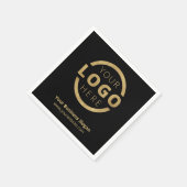 Markenzeichen für kundenspezifische Firmenwerbung Serviette (Ecke)