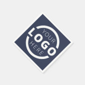 Markenzeichen für kundenspezifische Firmenwerbung Serviette (Ecke)