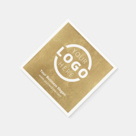 Markenzeichen für kundenspezifische Firmenwerbung Serviette (Ecke)