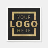 Markenzeichen für kundenspezifische Firmenwerbung Serviette (Vorderseite)