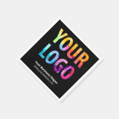 Markenzeichen für kundenspezifische Firmenwerbung Serviette (Ecke)