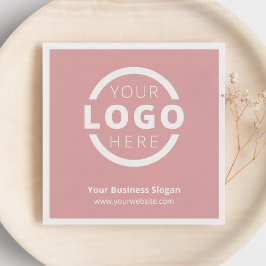 Markenzeichen für kundenspezifische Firmenwerbung Serviette