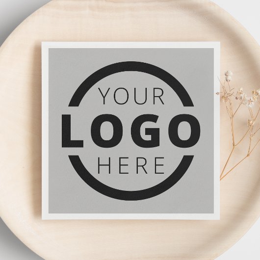 Markenzeichen für kundenspezifische Firmenwerbung Serviette