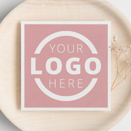 Markenzeichen für kundenspezifische Firmenwerbung Serviette