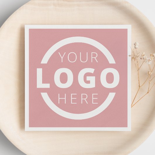 Markenzeichen für kundenspezifische Firmenwerbung Serviette