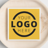 Markenzeichen für kundenspezifische Firmenwerbung Serviette