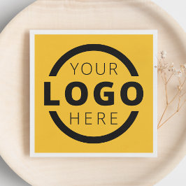 Markenzeichen für kundenspezifische Firmenwerbung Serviette