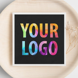 Markenzeichen für kundenspezifische Firmenwerbung Serviette