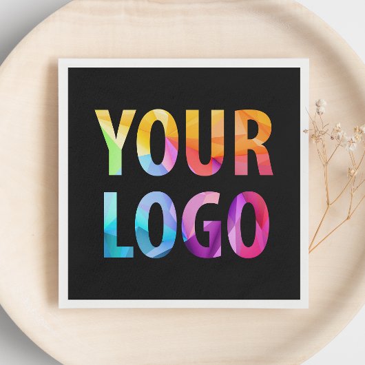 Markenzeichen für kundenspezifische Firmenwerbung Serviette