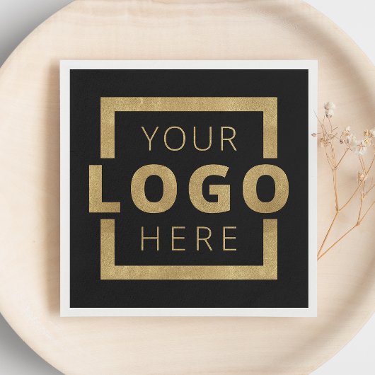 Markenzeichen für kundenspezifische Firmenwerbung Serviette