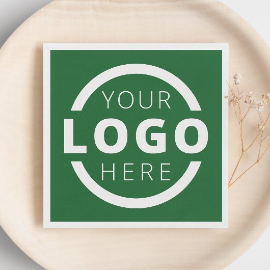 Markenzeichen für kundenspezifische Firmenwerbung Serviette