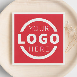 Markenzeichen für kundenspezifische Firmenwerbung Serviette