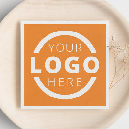 Markenzeichen für kundenspezifische Firmenwerbung Serviette