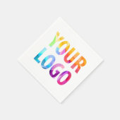 Markenzeichen für kundenspezifische Firmenwerbung Serviette (Ecke)