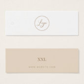 Markenzeichen für neutrale Geschäftskleidung (Vorne & Hinten)